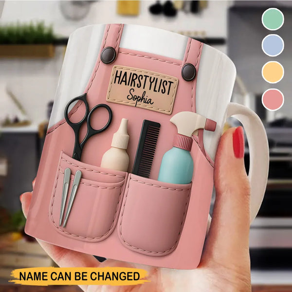 Personalized Hairstylist 3D Effect Ceramic Mug
