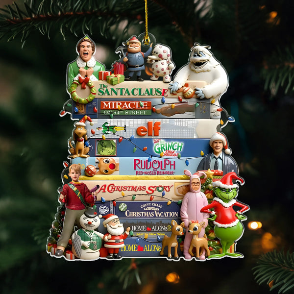 Christmas Movie 3D Effect Acrylic Ornament