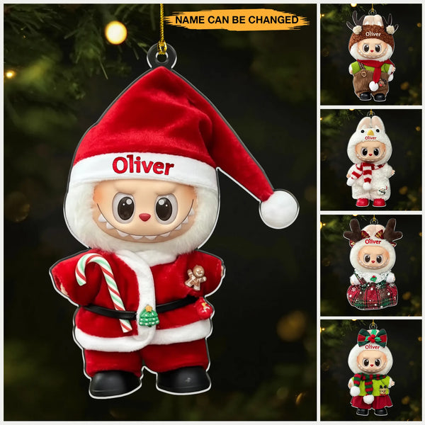 Personalized Cute Monster Acrylic Ornament