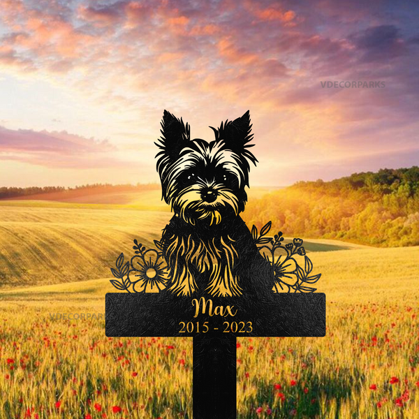 Custom West Highland White Terrier Dog Memorial Stake, West Highland Memorial Metal Garden Stake, Dog Loss Remembrance Sign, Pet Grave Marker