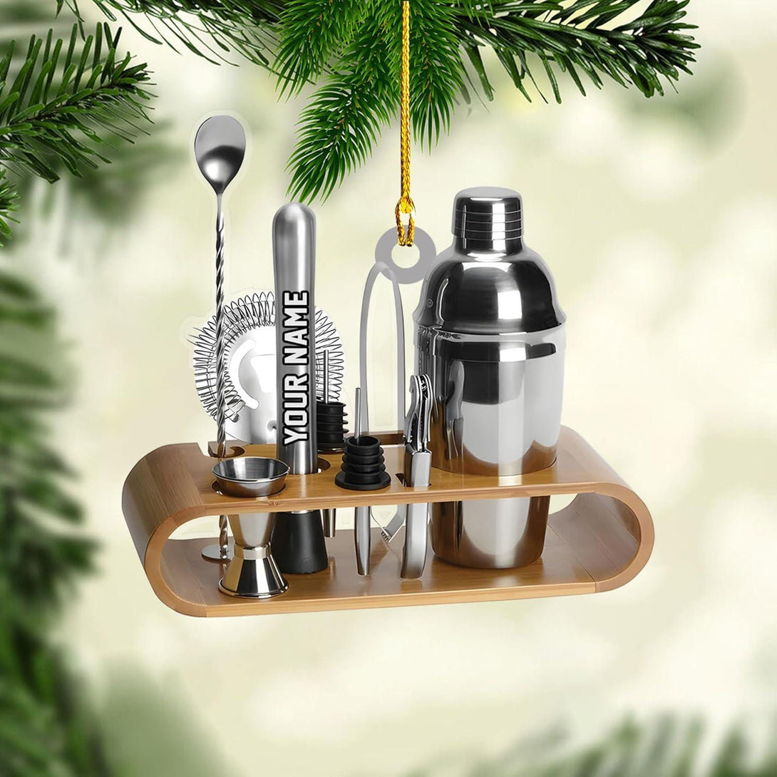 A Rugged Gift For Construction Workers: Personalized Excavator & Contractor Tool Ornament