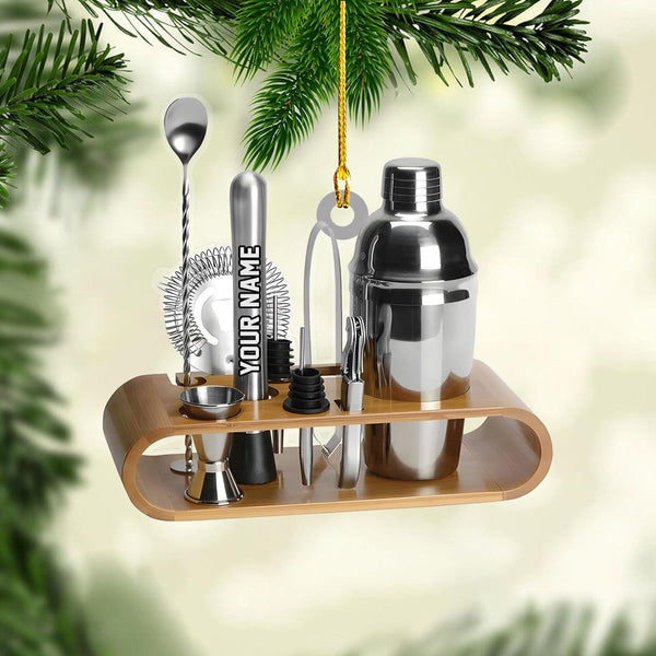 A Rugged Gift For Construction Workers: Personalized Excavator & Contractor Tool Ornament