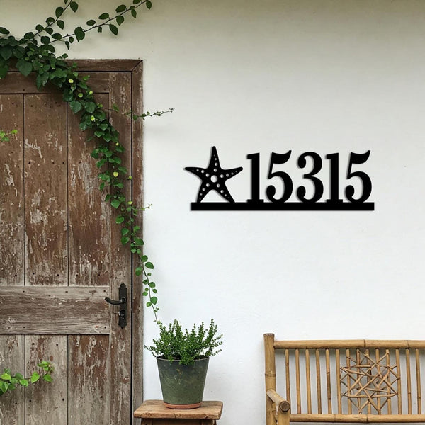 Custom Metal Address Sign, Modern House Numbers Sign, Outdoor House Number Plaque, Front Door Metal Address Plaque, Metal House Number Plate