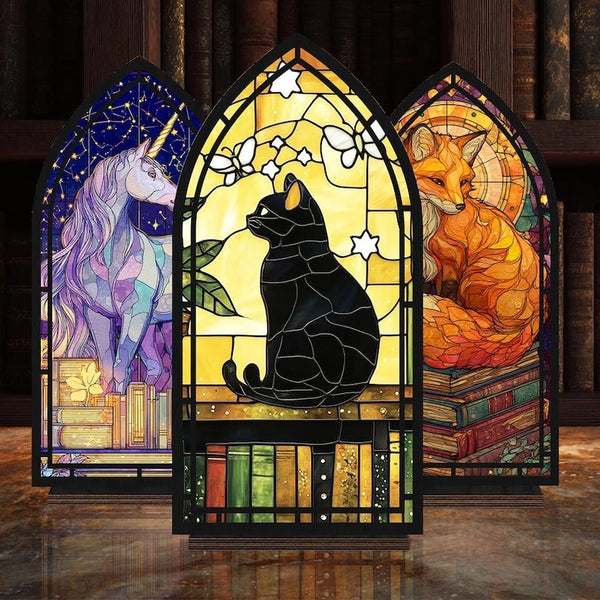 Fantasy Book Nook With Candle, Glowing Library Insert Decor, Cozy Bookshelf Diorama, Miniature Reading Nook Gift For Book Lovers
