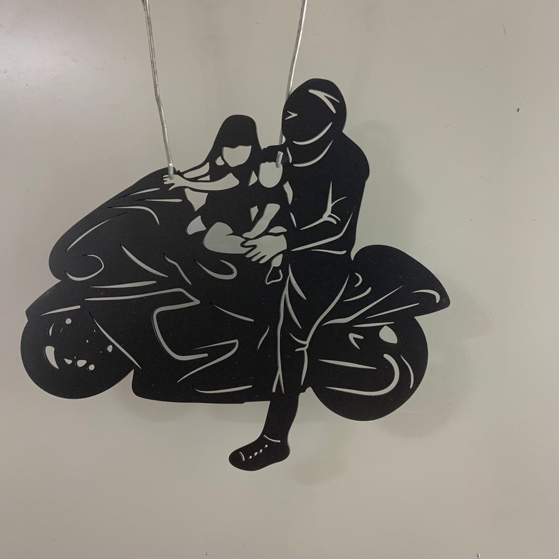 Motorcycle Metal Wall Art, Motocross Biker Dad And Kids Metal Sign, Motorcycle Metal Garage Sign, Motor Bike Man Cave Metal Wall Sign