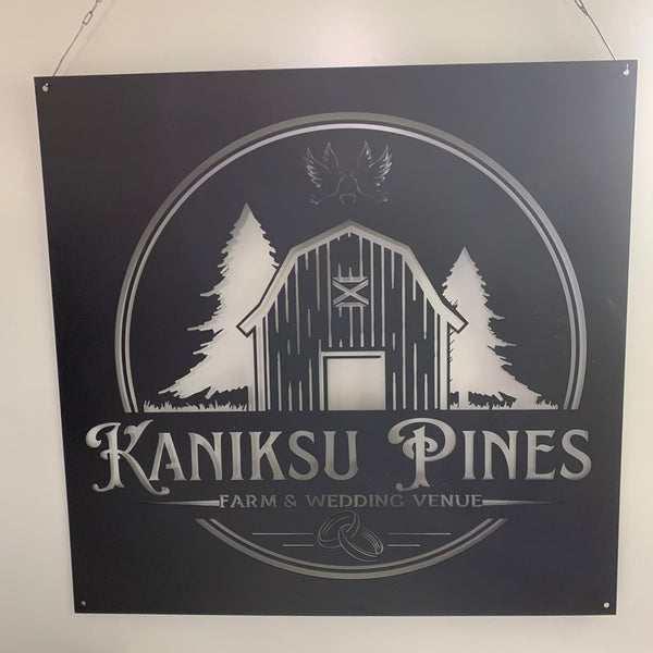 Custom Family Name Metal Farmhouse Sign, Personalized Front Door Metal Sign, Custom New Home Cabin Porch Metal Wall Art