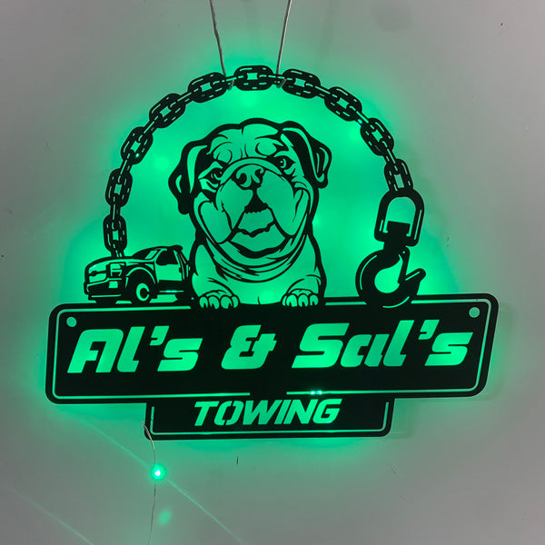 Custom Logo Design Metal Wall Art, Personalized Business Logo Metal Name Sign, Shop Opening Logo Man Cave Garage Metal Wall Sign Decor