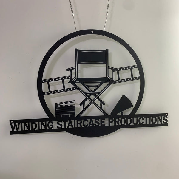 Custom Movie Director Metal Wall Art, Personalized Director Metal Name Sign, Movie Theatre Worker Metal Sign, Home Theater Wall Sign Home Decor