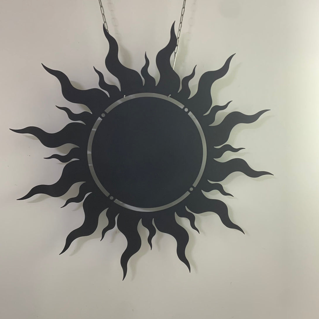 Metal Wacky Sun Wall Art, Wacky Sun Metal Wall Sign, Sun Metal Sign Patio Porch Decor, Wacky Sun Metal Art Metal Home Decor