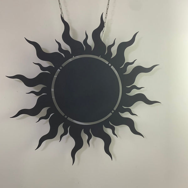 Metal Wacky Sun Wall Art, Wacky Sun Metal Wall Sign, Sun Metal Sign Patio Porch Decor, Wacky Sun Metal Art Metal Home Decor