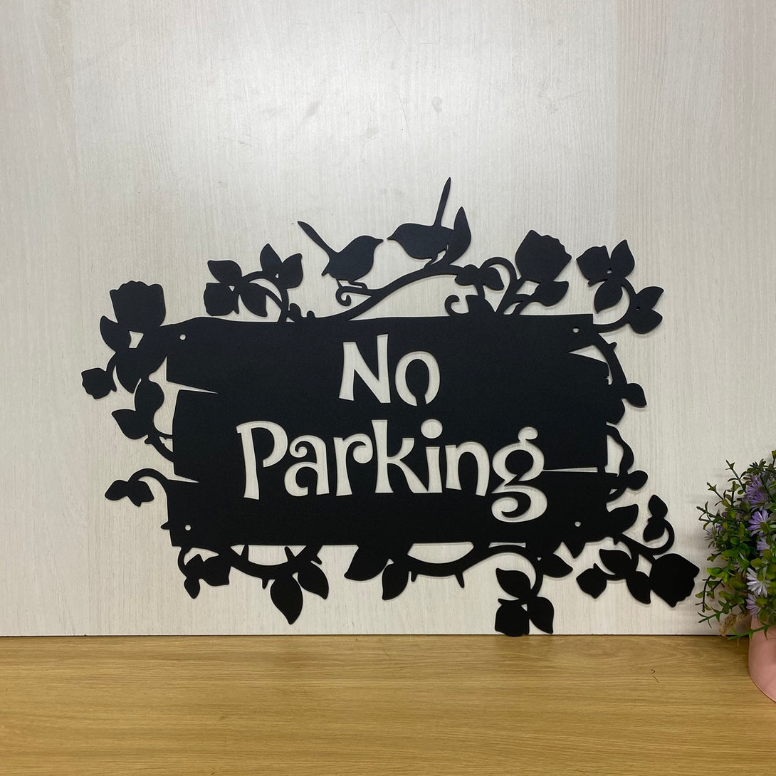 Personalized Flowers With Birds Garden Metal Art, Custom Address Metal Sign Wall Hanging, Outdoor Garden Metal Wall Decor, Mom's Place Metal Wall Sign