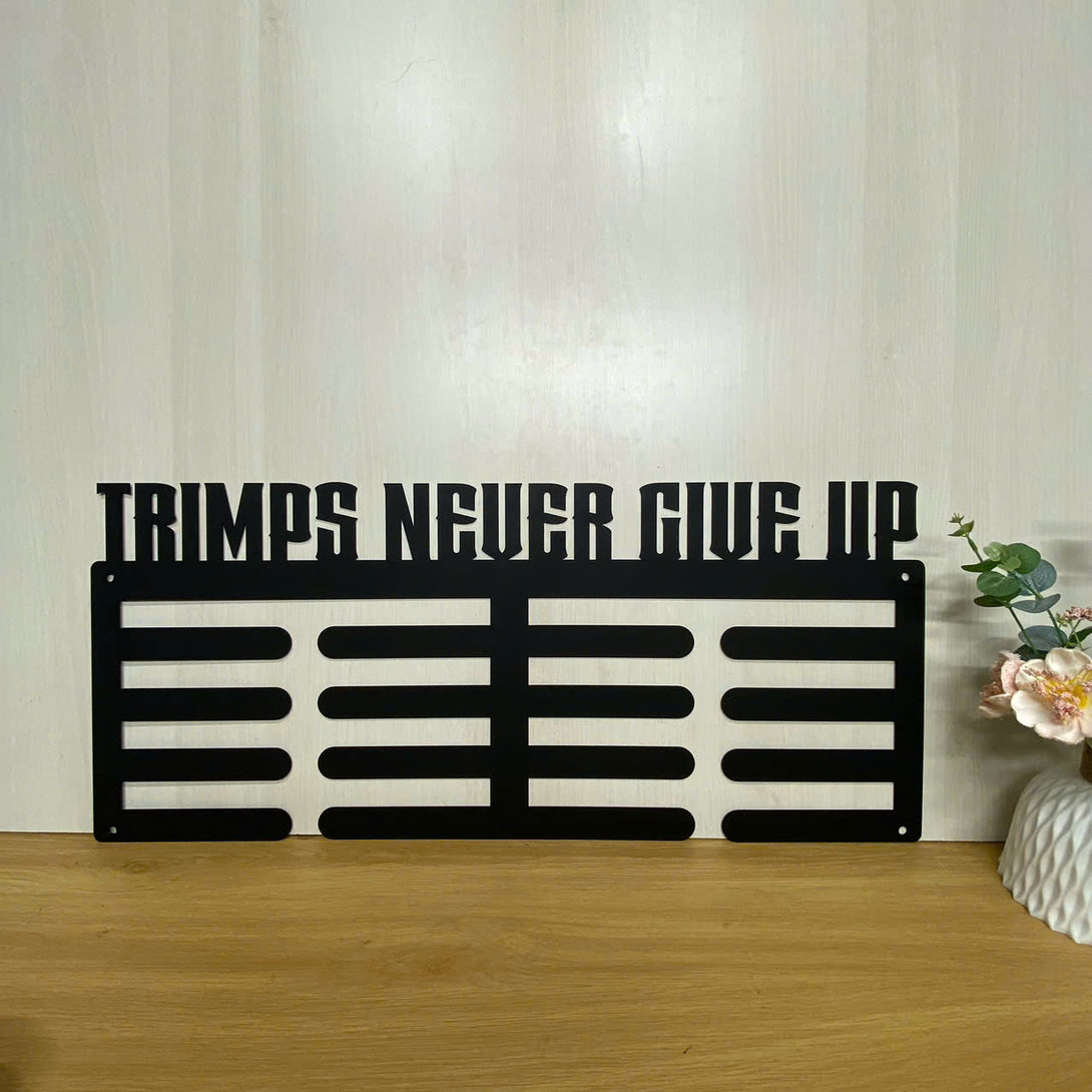 Personalized Sports Medal Holder, 16 Rungs For Medals & Ribbons Medal Hanger, Custom Name Athletic Medals Hanger Sign, Medal Award Display Rack