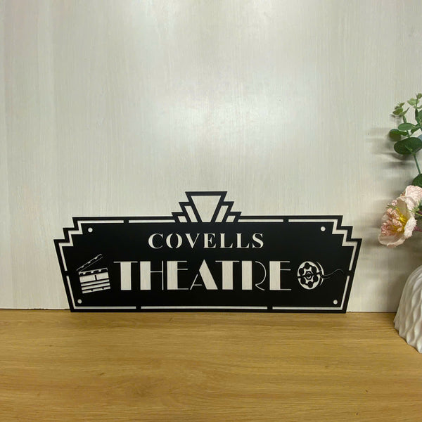 Custom Home Theater Metal Wall Art, Personalized Home Cinema Metal Sign, Movie Theatre Metal Sign, Movie Geek Cinema Room Studio Metal Wall Art Decor