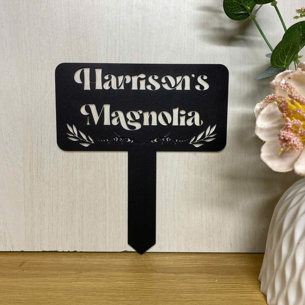 Personalized Metal Yard Sign With Stake, Custom Family Name Metal Garden Stake, Address Metal Yard Sign Outdoor Decor, Front Door Metal Lawn Sign