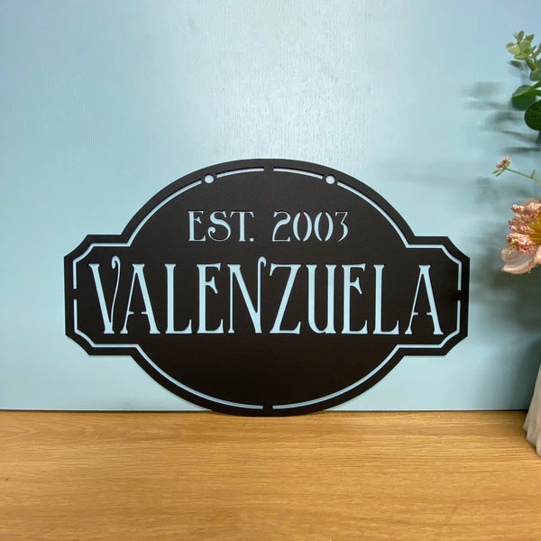 Personalized Family Name Address Cabin Lounge Metal Sign, Custom Name Cabin Cottage Metal Sign, Cabin Lodge Welcome Sign, Cabin Outdoor Metal Sign