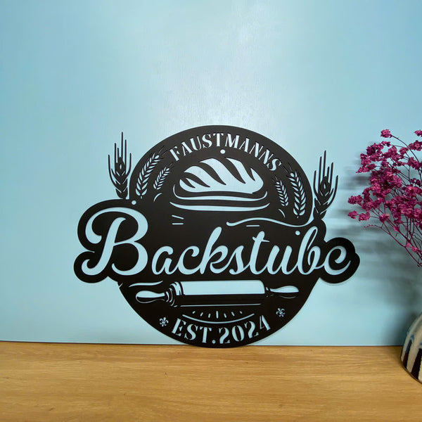 Personalized Bakery Shop Metal Name Sign,custom Metal Bakery Store Sign Outdoor Decor, Bakery Shop Signage Metal Sign, Baking Business Logo Metal Sign