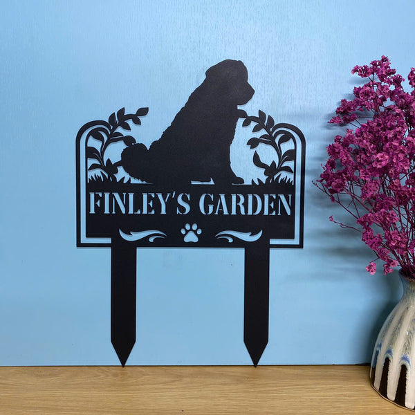 Personalized Great Pyrenees Metal Garden Stake, Custom Dog Memorial Metal Grave Marker, Dog Metal Garden Sign, Metal Yard Sign, Remembrance Stake